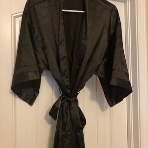 Satin robe